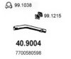 RENAU 7700780598 Exhaust Pipe